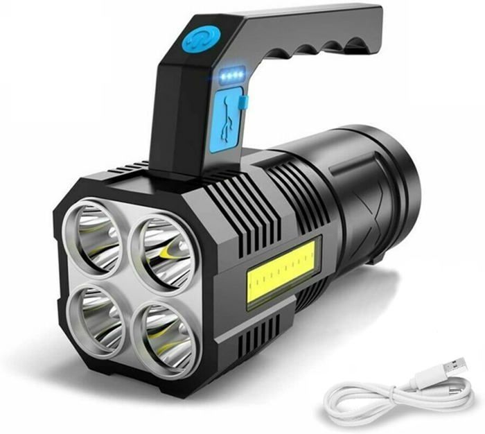 Lampe De Travail LED Magnétique Rechargeable – 2400LM, Rotatable 360°, étanche, Pour Atelier, Chantier, Camping - 11
