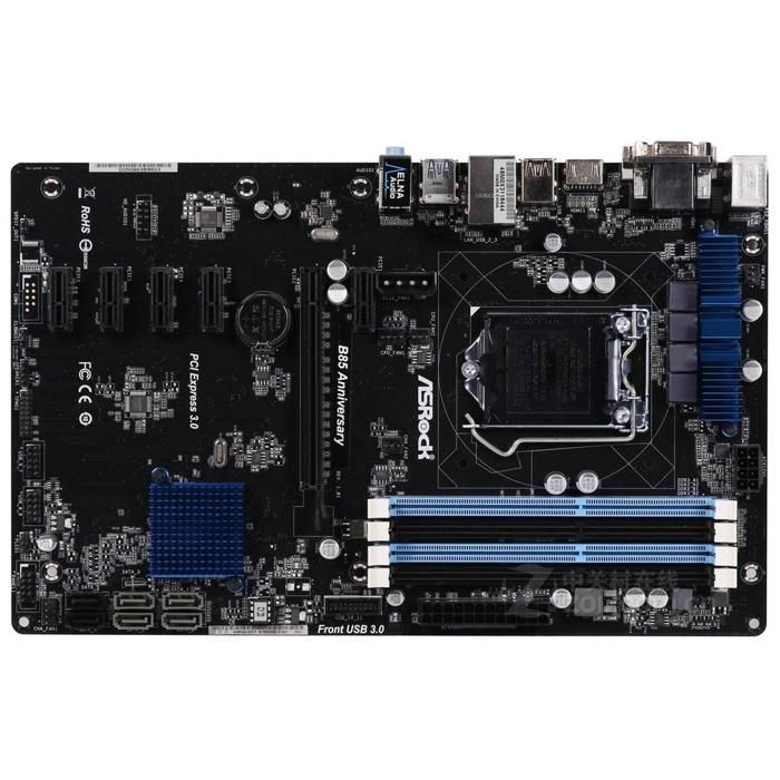 Carte mère ASRock B85 Anniversary Intel B85 LGA 1150 4xDDR3 32GB ATX - Asrock