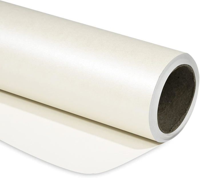 Rouleau De Papier Cadeau Doré Mat, 43 Cm X 12 M, Couleur Unie, Pour Mariage, Saint-Valentin, Anniversaire, Fête, Festival, Décorations De Cadeaux