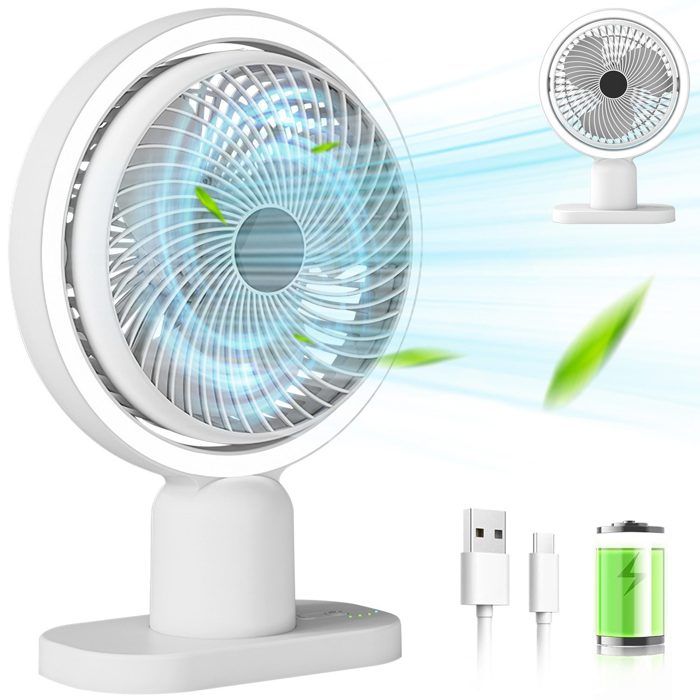 Ventilateur Anti-mouches De Table USB - Rechargeable, Portable, Pour Pique-nique, Barbecue, Cuisine