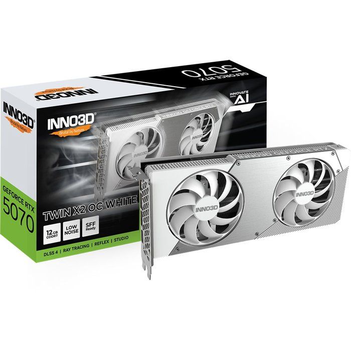 Carte Graphique INNO3D GeForce RTX 5070 TWIN X2 OC – 12 Go GDDR7, PCI Express 5.0 - vue 10