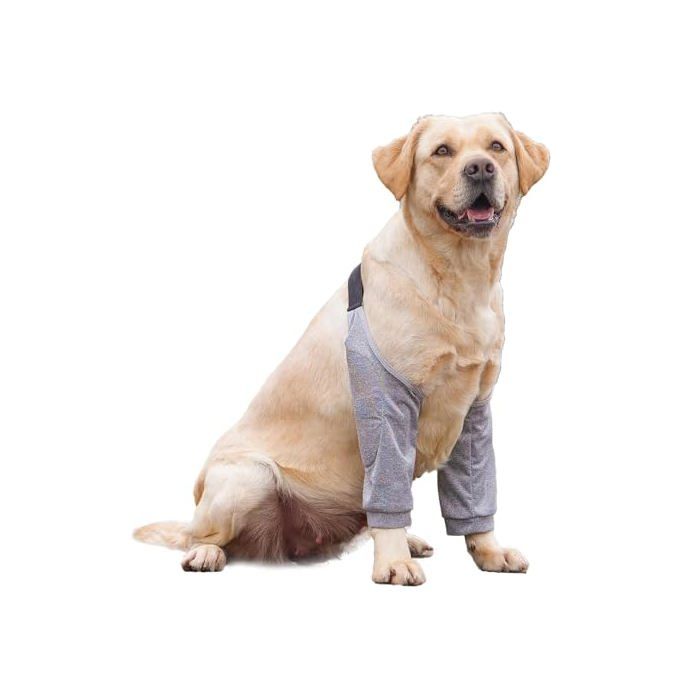 Comparer les prix de Chien Manchon de Récupération pour Patte Avant Chien Coude Protecteur Joint Protecteur de Jambe pour Chien Protection des Genou