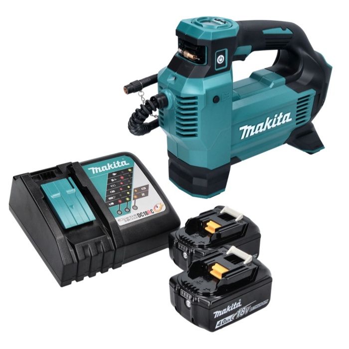 Makita DMP 181 RM Compresseur à batterie 18 V 11 1 bar + 2x batterie 4 0 Ah + chargeur - vue 2