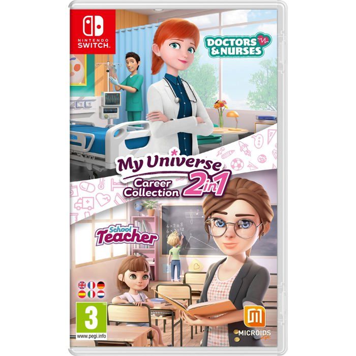 Jeu de simulation carrière - MICROÏDS - Mon Univers Collection Carrière 2 en 1 - Nintendo Switch - Simulation - Carrière