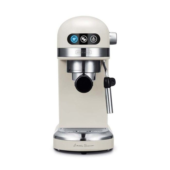 Machine à café - KITCHENCOOK - Little Venice Crème - 19 bars - Réservoir 14 L - Buse vapeur - Kitchencook