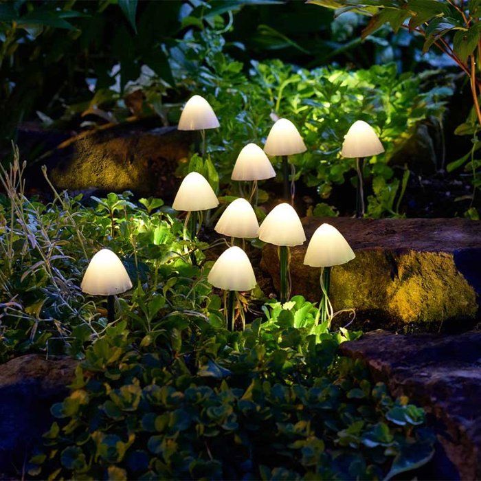 Lot de 10 lampes solaires Funghi
