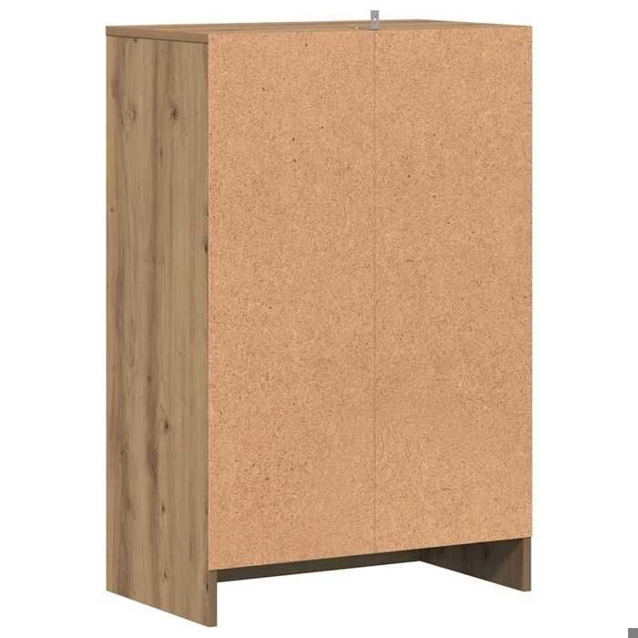 Elégant Meuble à chaussures Brun - Armoire à chaussures chêne artisanal bois dingénierie PRO8712449255660