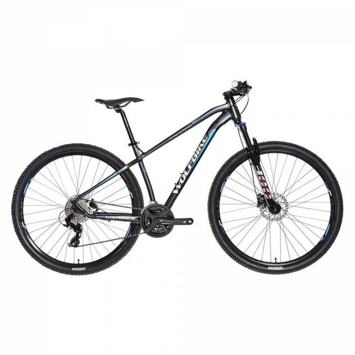 Vélo tout terrain éléctrique Wolfbike Stygia 29 - Noir - 19