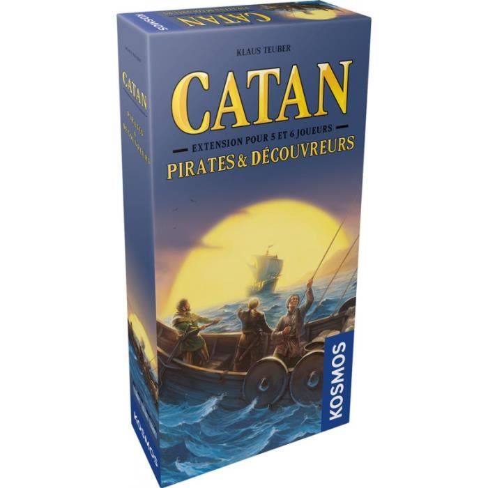 extension jeu de société catan - pirates et découvreurs - 5 à 6 joueurs - dès 10 ans