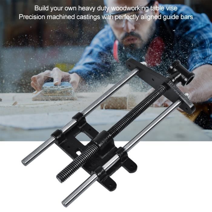 Étau De Menuisier 10.5 Pouces Acier - Étau De Table Lourd, Pour Bois, Soudage, Serrage Précision