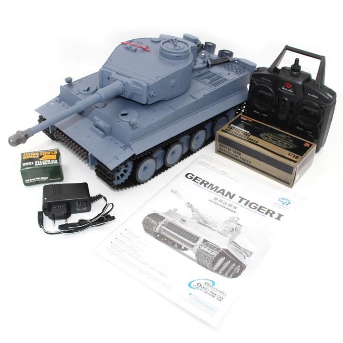 Lot De 2 Chars De Combat Radiocommandés - Battle Char R/C - Vintage Plastique