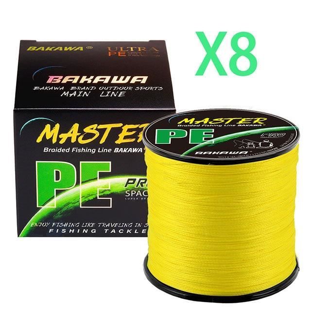 Tresse De Pêche En Fils Tressés 65 Lb - Haute Visibilité Jaune - Neuve Sous Emballage