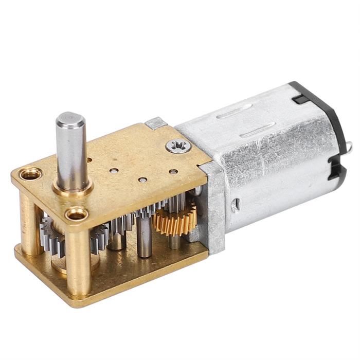 Mini Moteur Réducteur 6V, 26 Tr/min, à Double Arbre - Pour Voiture Intelligente, Robotique, Projets DIY