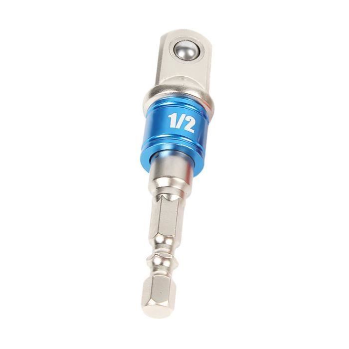 5pcs Visseuse prêt à Douille Adaptateur 1//4/" hex 1//4/" 3//8/" 1//2/" Socket