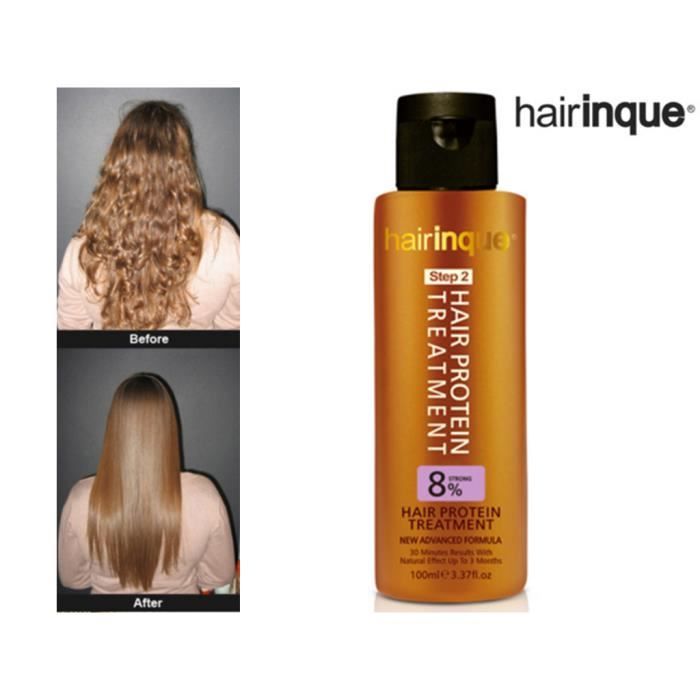 Hairinque 8 Traitement Des Cheveux A La Keratine Pour Reparer Les Cheveux Abimes Et Les Cheveux Boucles Achat Vente Shampoing Hairinque 8 Traitement Des Cdiscount