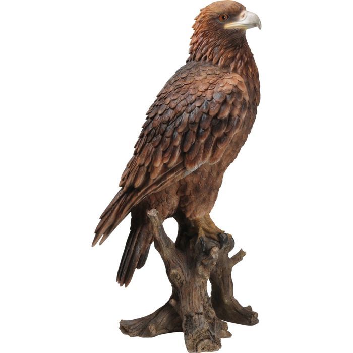 Aigle Royal Sur Branche En Resine 39 5 Cm Cdiscount Maison