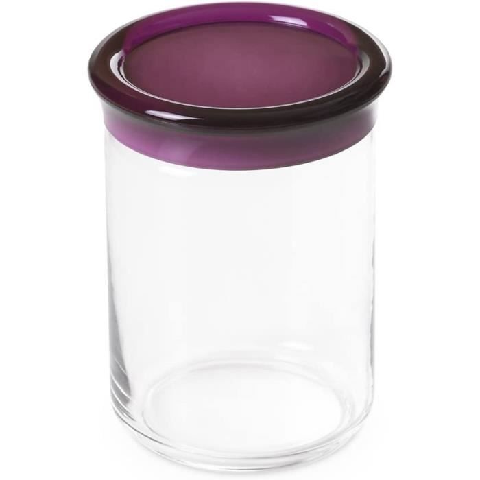 Omada Design Pot En Plastique Incassable De 1 Litre, Hauteur De 15,5 Cm, Ligne Trendy, Jaune