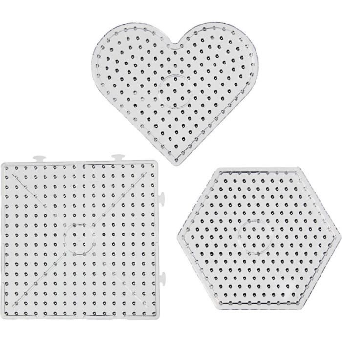 SES CREATIVE - Lot de 10 feuilles pour perles à repasser
