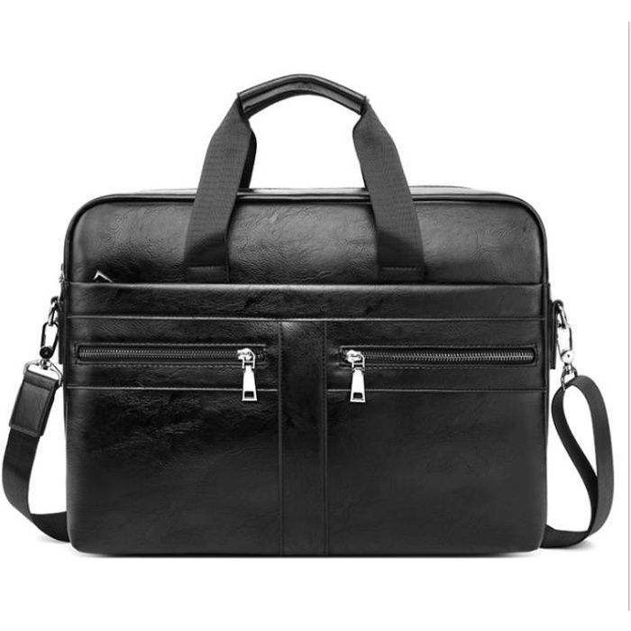 Sac à Main Business Porte-Document Homme Cuir PU- Noir - Cdiscount