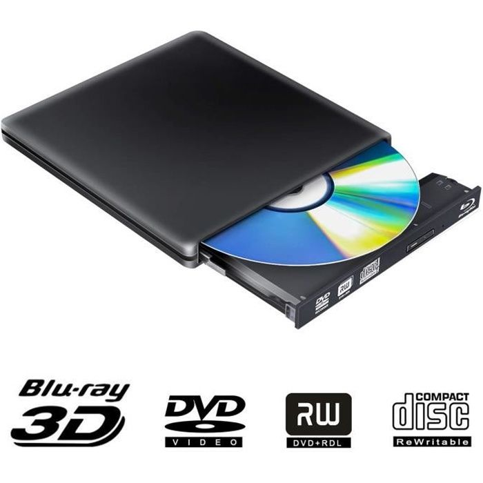 17€72 sur Graveur de DVD externe USB 3.0 CD pilote pour Mac