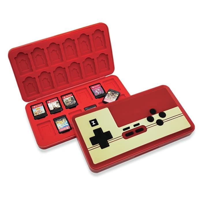 Boite de Rangement pour Cartes de Jeux Nintendo Switch avec 24 Fentes,  Rétro Classique Style de Console (Rouge) - Cdiscount Bricolage