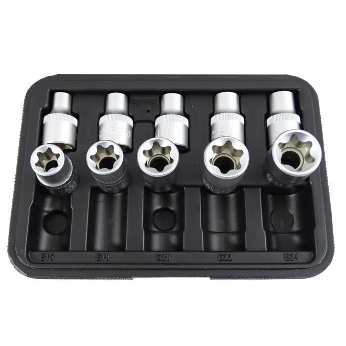 DOUILLES TORX FEMELLE QUALITE PRO Chrome Va Cdiscount Auto