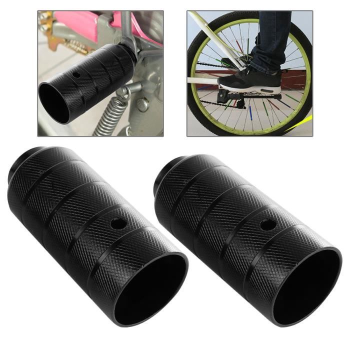 Lot De 4 Piquets De Vélo Universels Alnicov - 110 Mm - En Alliage D'aluminium Antidérapant - Pour BMX, VTT, Repose-pieds Axe