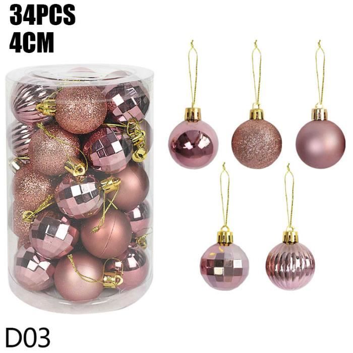 RORPOIR Lot De 6 Boules De Noël En Mousse Blanche De 8 Cm à