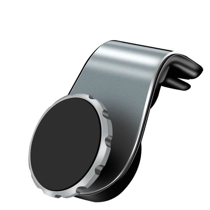 YEQOO Support De Voiture Magsafe - Rotation à 360 ° - Aimant Puissant - Support De Téléphone Mains Libres - Pour IPhone 15, 14, 13, 12 Pro Max Plus - Mini Coques Magsafe - Argenté