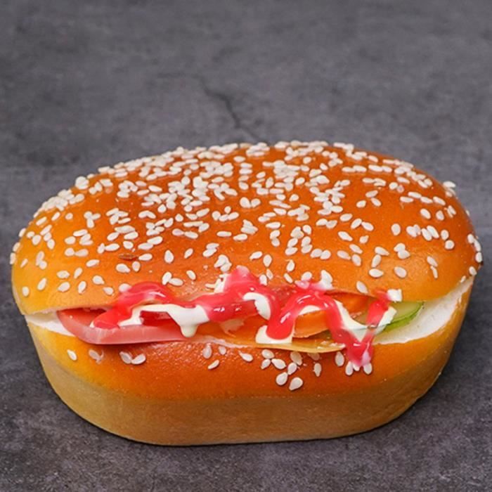 Lot De 6 Faux Biscuits Sandwich En PVC - Réalistes Pour Décoration Boulangerie, Accessoires Photo, Jeux De Rôle - Anti-Stress Et Déco Cuisine