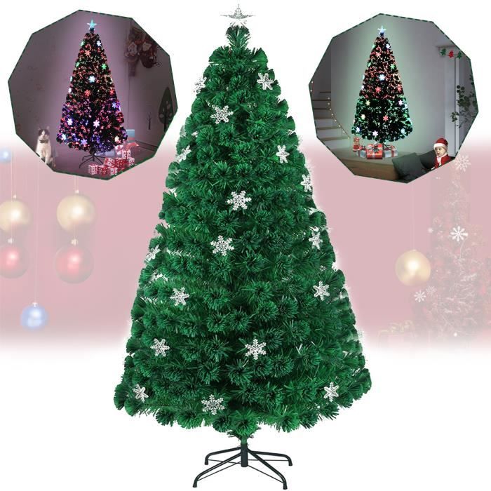 Sapin De Noël Pop-up 150 Cm Avec 100 LED - Pliable, Décoré, Rouge Et Doré, Prêt En 2 Minutes