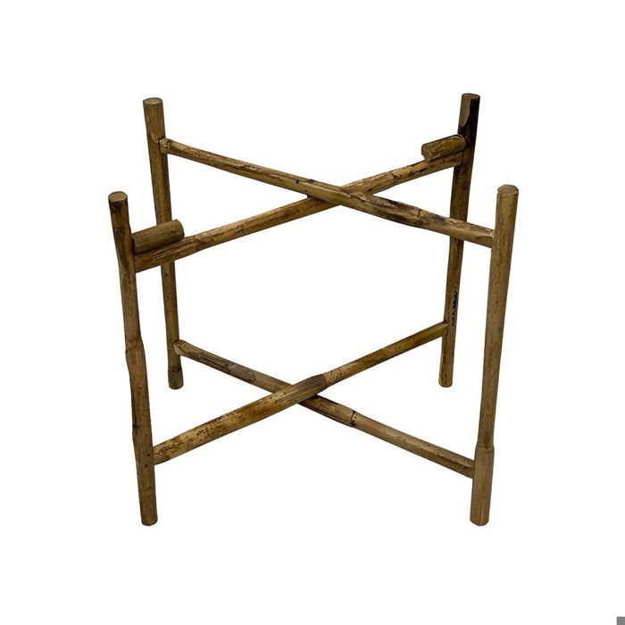 Trépied en bambou pour plateau Jali 50 x 46 x 42 cm