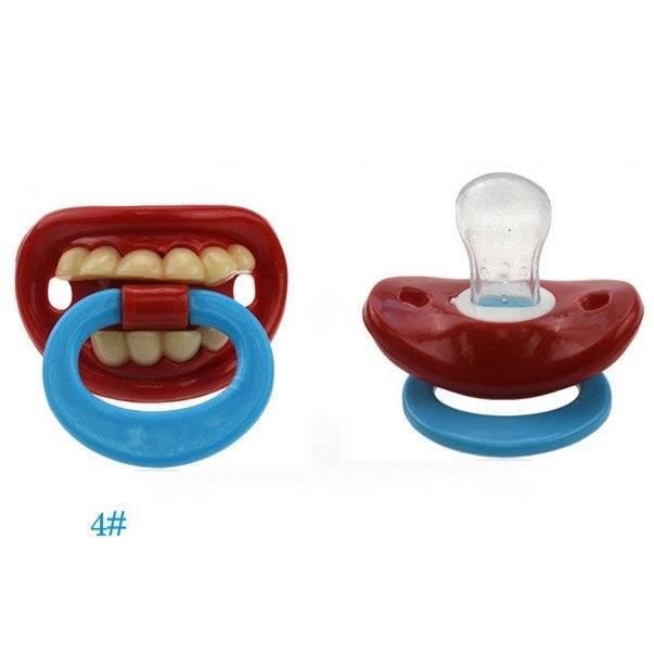 1pc Drole Tetine Sucette Pacifier Bebes Enfant Blague Forme Dent Saillant Style4 Cdiscount Puericulture Eveil Bebe