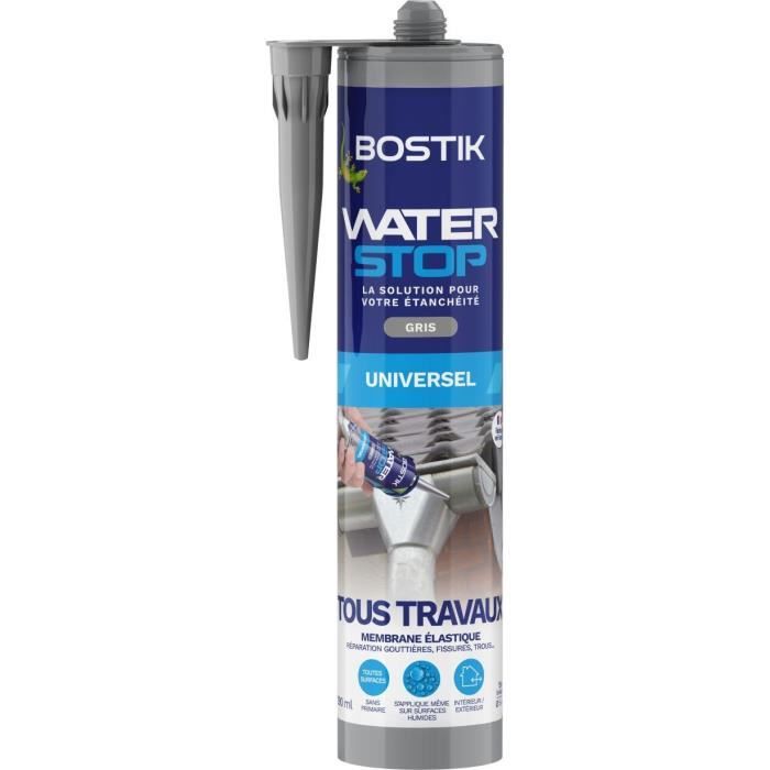 Membrane d’étanchéité BOSTIK Waterstop Réparation fuites Cartouche 290 ml