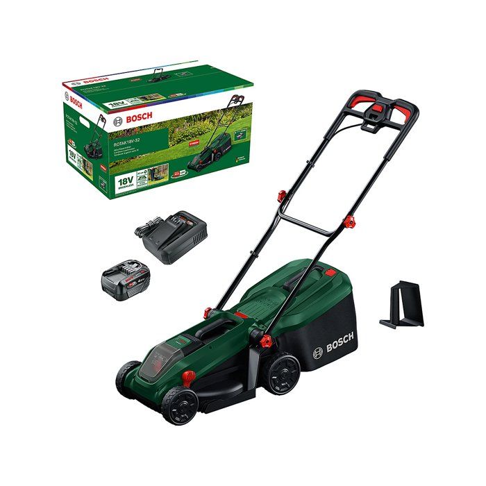 Tondeuse à gazon électrique sans fil sur batterie tractée Bosch Rotak 18V 32 65mm 1x4Ah - vue 9