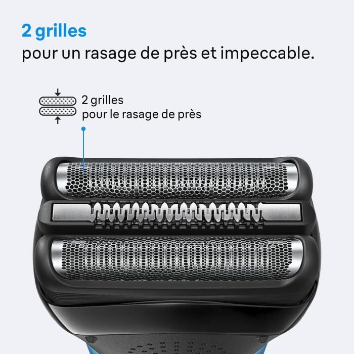 Tête de rasoir BRAUN Series 3 - 2 grilles - 100 % fabriqué en Allemagne