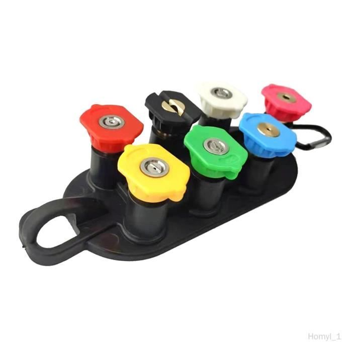 Lot De 7 Buses De Pulvérisation Nettoyeur Buse Turbo Pour Nettoyeur