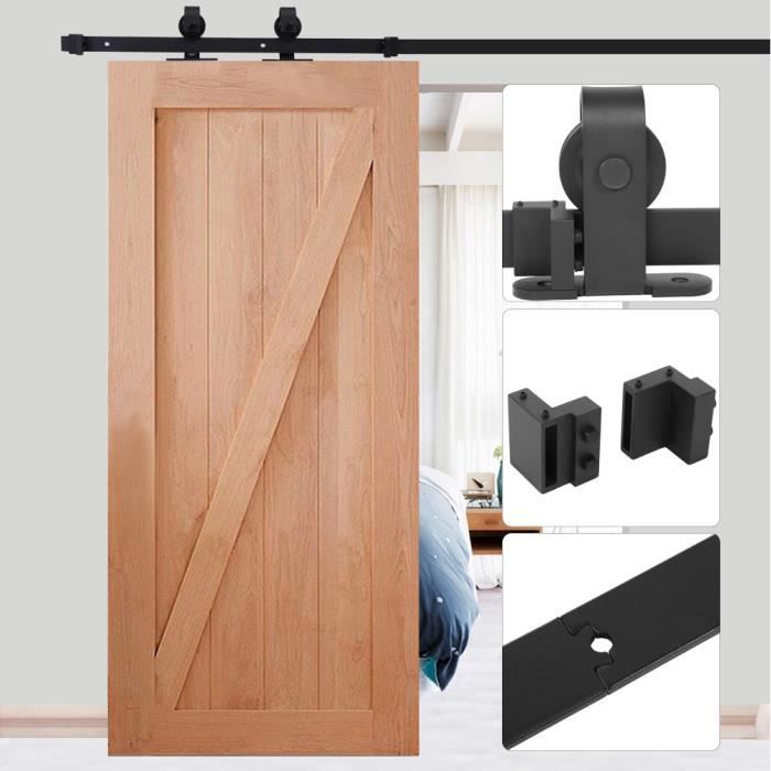 Poulie De Porte Coulissante Grange Suspendue Roue Piste Quincaillerie Pour