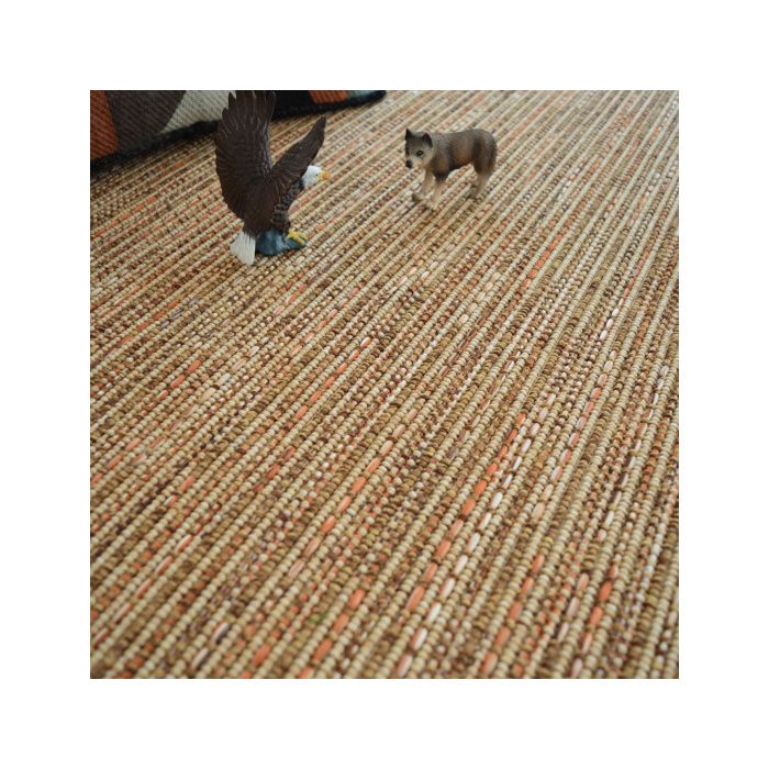Moquette Tissé plat - Bornéo - Nature - 4m x 1m