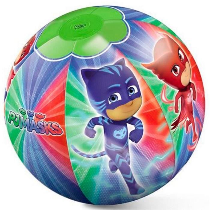 1 Ballon De Plage Pyjamasque Pjmasks 50 Cm Piscine Plage Cdiscount Maison