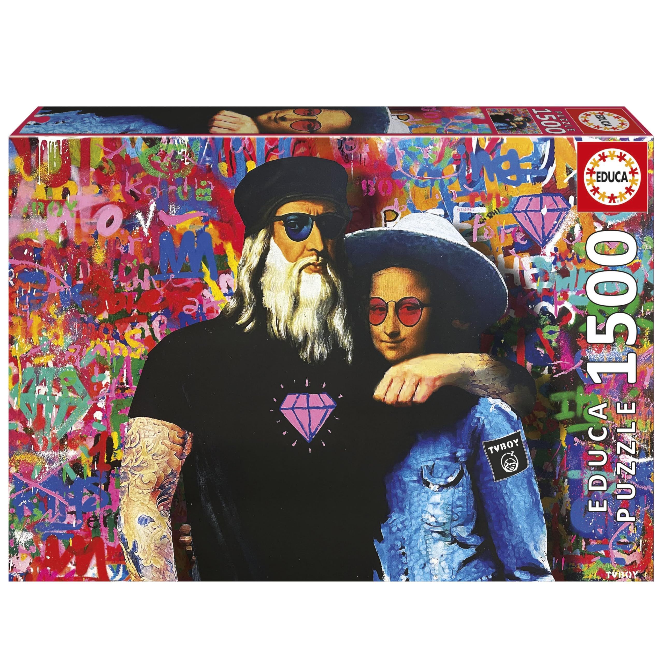 Puzzle EDUCA Leo et Lisa 1500 pièces 60 x 85 cm Dessins animés et BD
