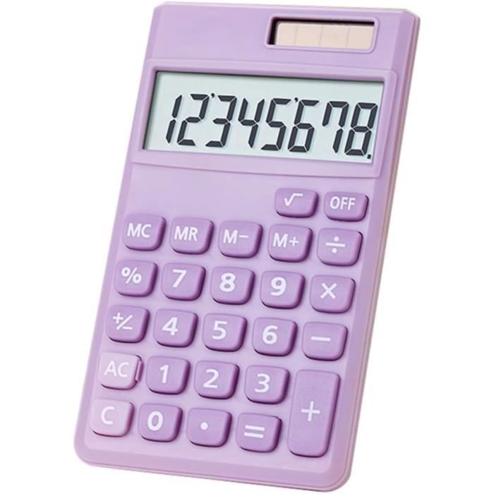 Calculatrice Clavier Mécanique Colorée Lilas Violet - Pavé Numérique Et Fonctions Scientifiques