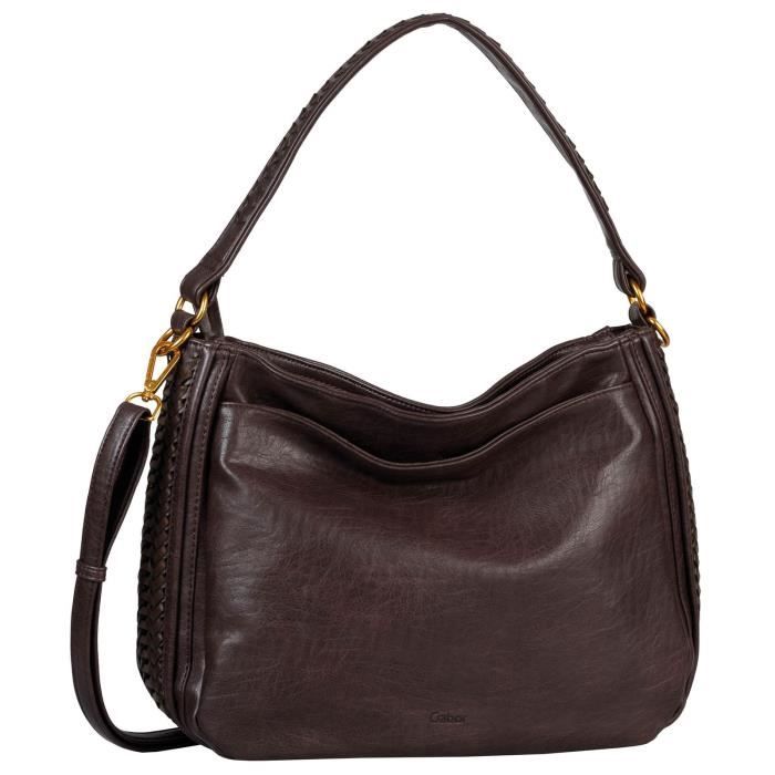 Sac à Bandoulière Gabor Anna - Taille M, Couleur Taupe, En Polyuréthane, Fermeture Magnétique, Neuf Avec étiquettes