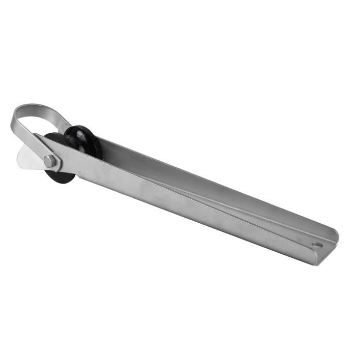 Rouleau D'Ancre Étrave Bateau - Acier Inoxydable 316 | Pour Ancre 7,5-15kg | 420mm | Installation Facile