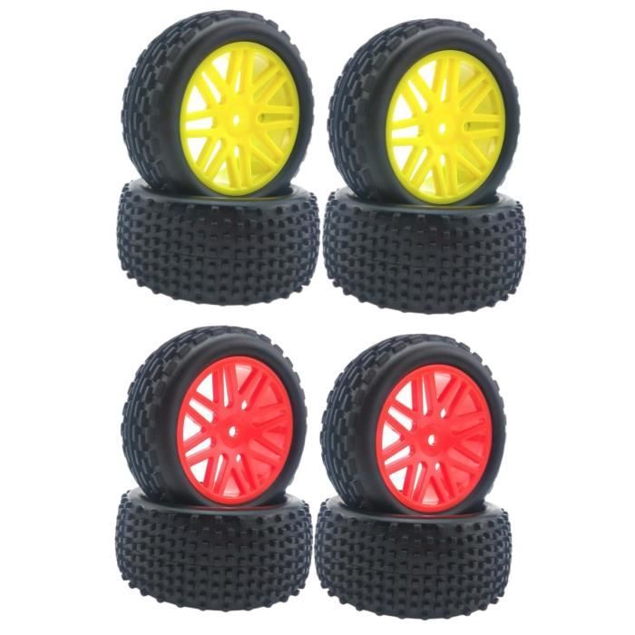 4 Pièces Pneus Roues Voiture RC 1/16 Pour 1603 1604 SG1603 SG1604 - Accessoires Rechange