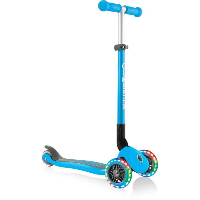 Globber Trottinette Enfant 3 Roues Pliable Primo Bleu Ciel Achat Vente Trottinette Primo Bleu Ciel Cdiscount