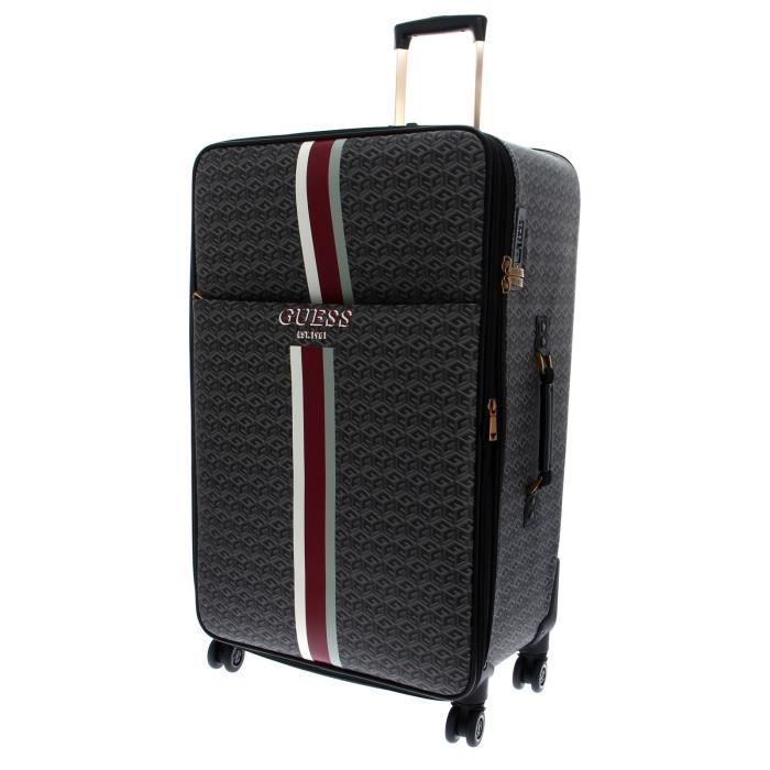GUESS Vikky Travel 28 IN 8-Wheeler Expandable L Charcoal Logo [205105] - valise valise ou bagage vendu seul