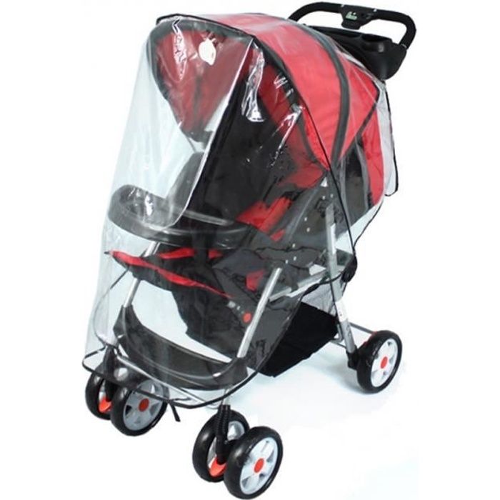 couvre poussette en plastique