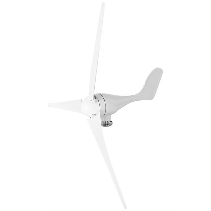 HURRISE Kit d'éolienne 500W DC12V Wind Turbine 3 Blades Wind Generator Kit Équipement de producteur d'électricité