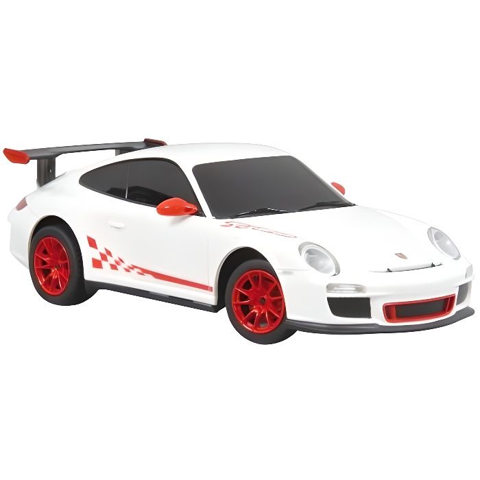 Voiture radiocommandée Porsche GT3 RS - JAMARA - Blanc - 1/24 - Pour enfant  - Extérieur - Cdiscount Jeux - Jouets